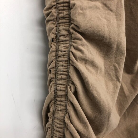 Aritzia TNA Tan Chill Malibu Ruched Bodycon Mini Dress size XS - Picture 8 of 16
